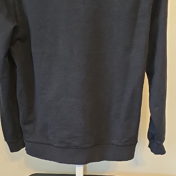 Everlane Uniform Black Crewneck Sweater 100% Cotton - Picture 6 of 9